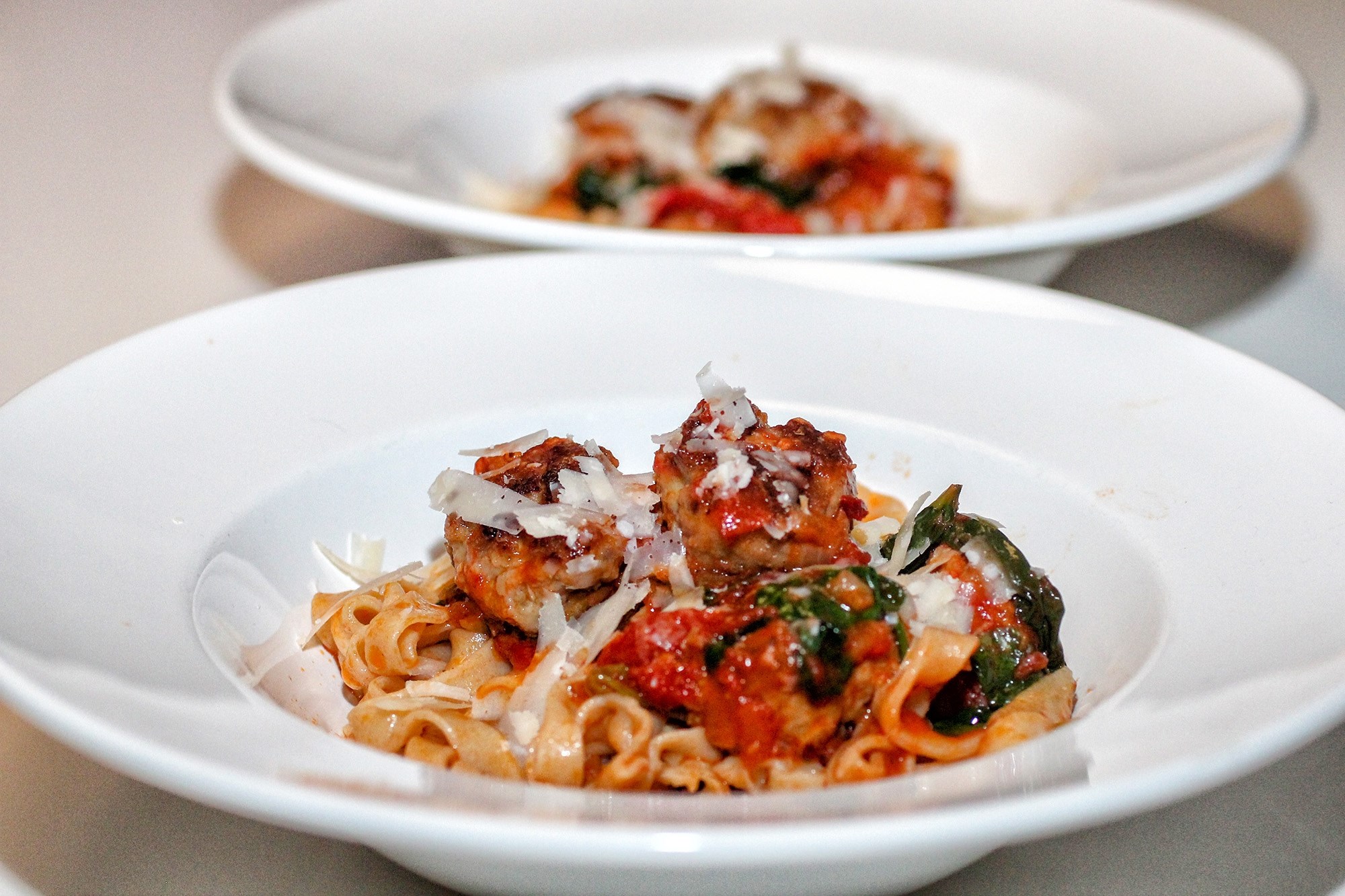 tagliatelle med andekødboller 2